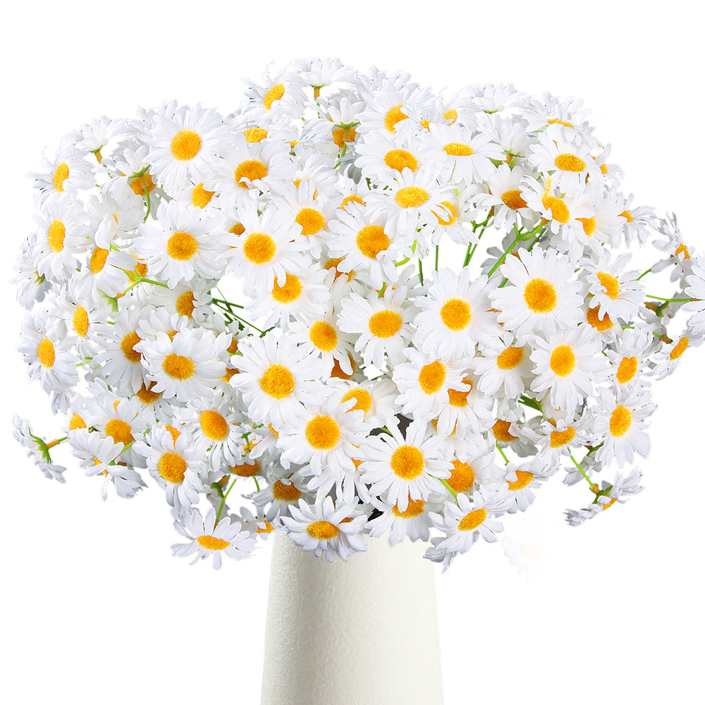 AmyHomie Artificial Flowers, Silk Daisy, Artificial Gerber Daisy for Home Decoration, Artificial Daisy for Wedding Decoration