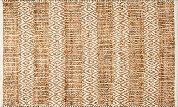 AmyHomie woven rope Mats 3x5 Feet Floor Mat 36x60 Inch Farmhouse Area Rugs Natural Braided Doormat
