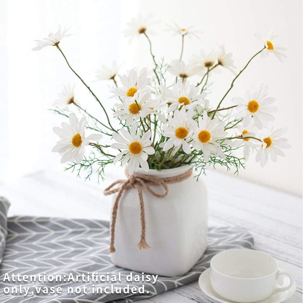 AmyHomie Artificial Flowers, Silk Daisy, Artificial Gerber Daisy for Home Decoration, Artificial Daisy for Wedding Decoration