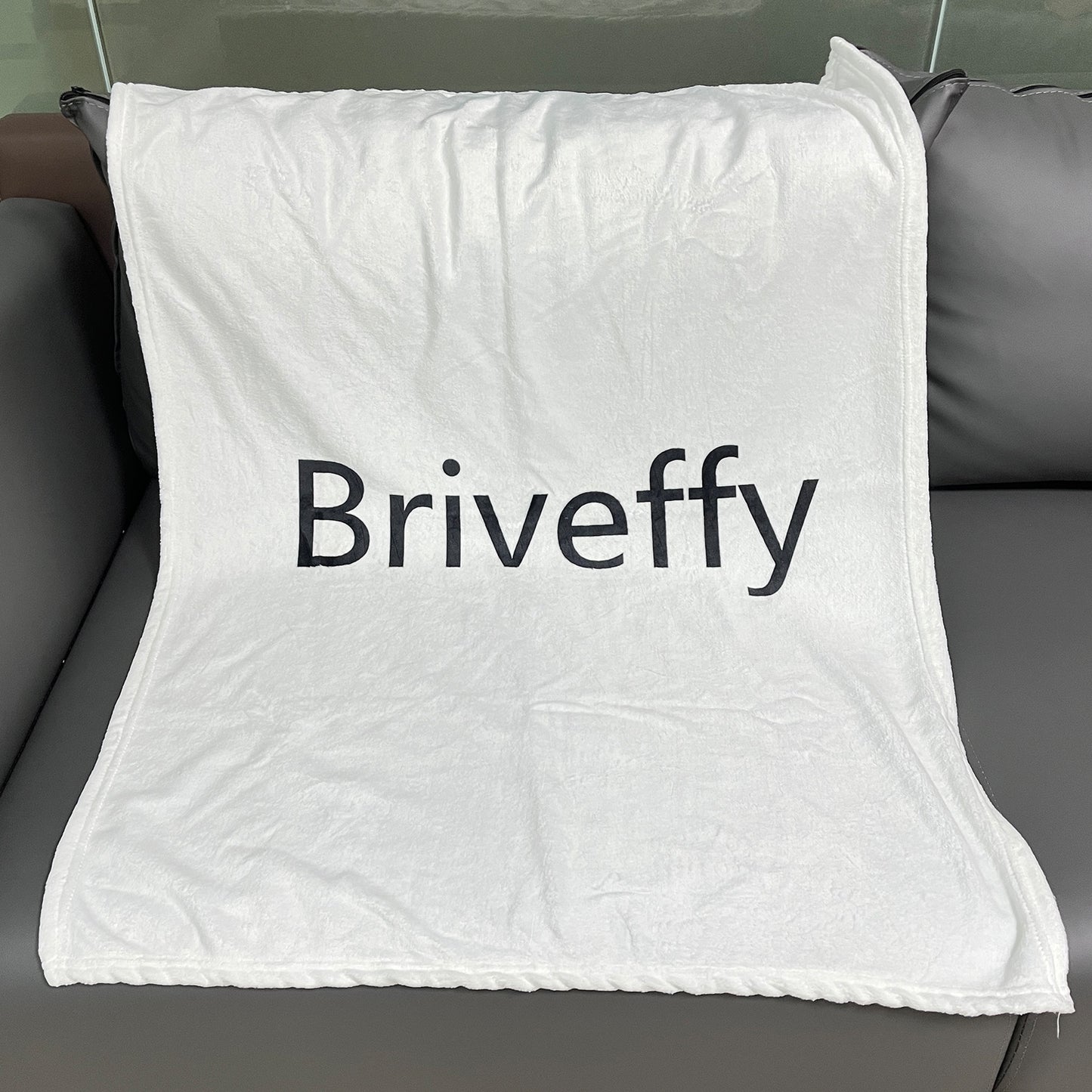 Briveffy Fleece Blankets White for Couch,Sofa,Bed,Soft Lightweight Plush Cozy Blankets for Toddlers, Kids, 40*30 inch