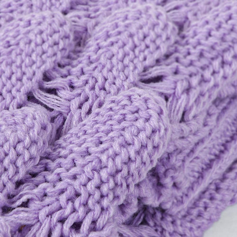 AmyHomie Mermaid Tail Blanket, Soft Crochet Sleeping Blanket for Kids Adults, Mermaid Gift for Girls
