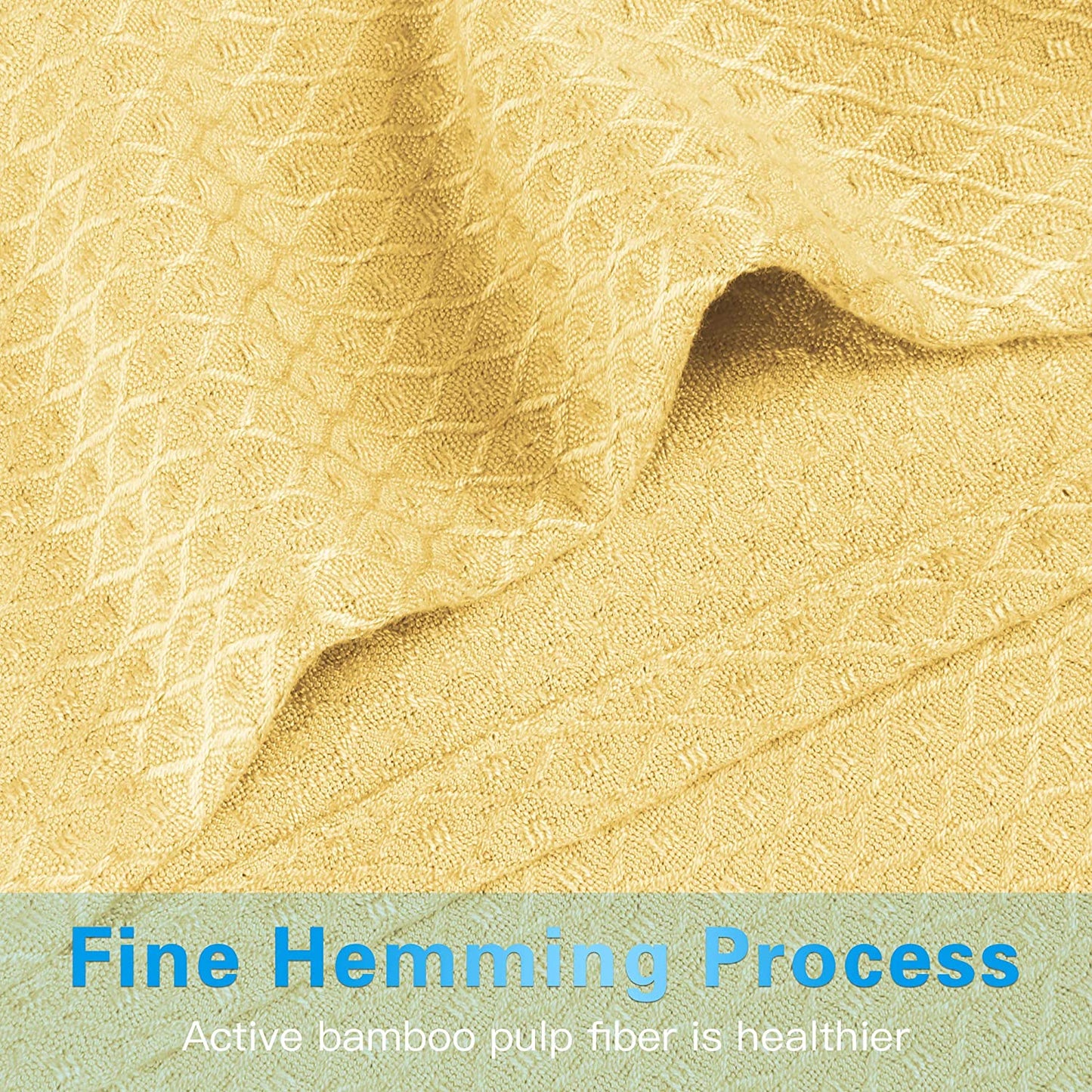 AmyHomie Cooling Blanket, 100% Bamboo Blankets for Hot Sleepers Night Sweats, Lightweight Breathable Summer Cool Blankets for Bed Couch All Season Use, with Laundry Bag Gift