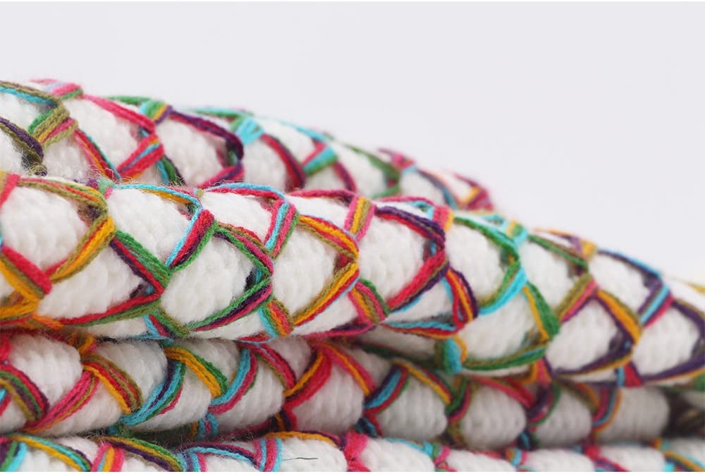 AmyHomie Mermaid Tail Blanket, Soft Crochet Sleeping Blanket for Kids Adults, Mermaid Gift for Girls