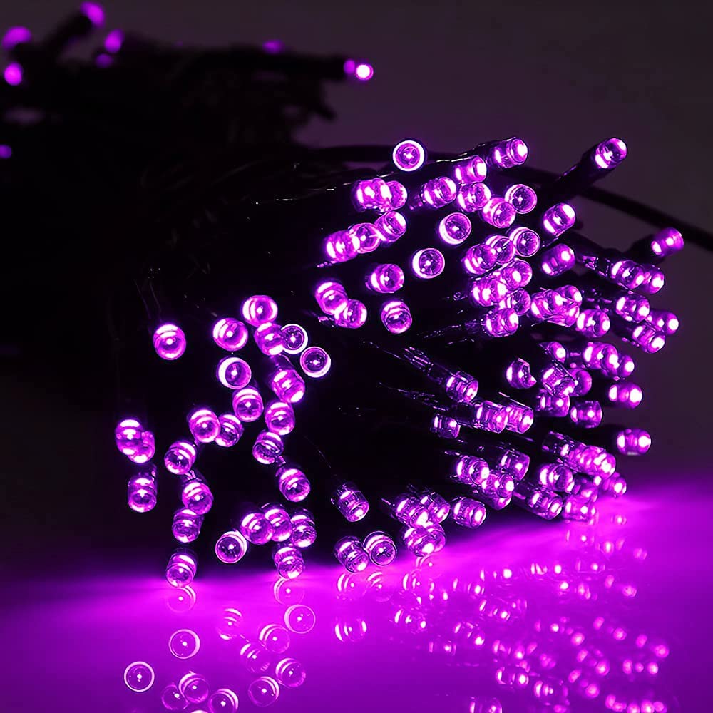 AmyHomie Blue Christmas Lights, 108Ft 300LED Halloween Lights Outdoor Waterproof, End-to-End Indoor Fairy Decorative Lights for Wedding, Party, Halloween Christmas Decor