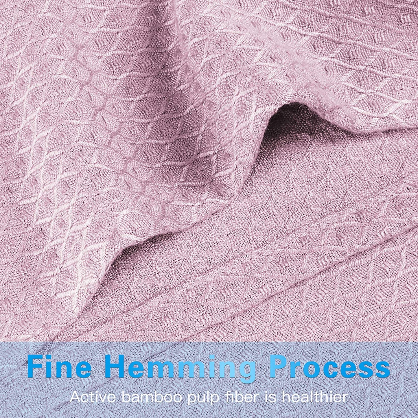AmyHomie Cooling Blanket, 100% Bamboo Blankets for Hot Sleepers Night Sweats, Lightweight Breathable Summer Cool Blankets for Bed Couch All Season Use, with Laundry Bag Gift