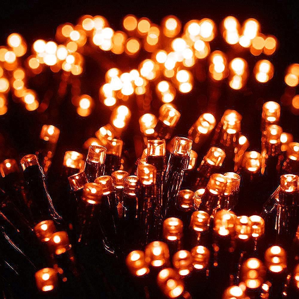 AmyHomie Blue Christmas Lights, 108Ft 300LED Halloween Lights Outdoor Waterproof, End-to-End Indoor Fairy Decorative Lights for Wedding, Party, Halloween Christmas Decor