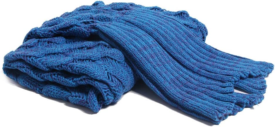 AmyHomie Mermaid Tail Blanket, Soft Crochet Sleeping Blanket for Kids Adults, Mermaid Gift for Girls