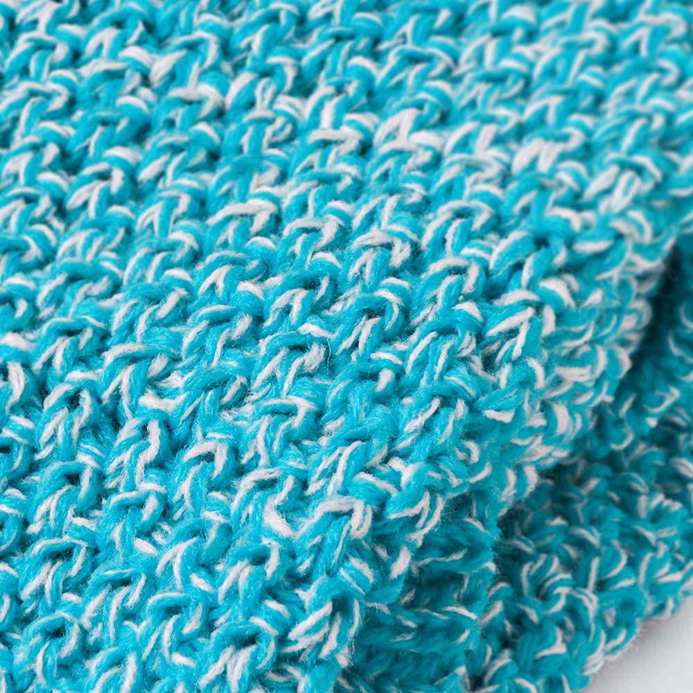 AmyHomie Mermaid Tail Blanket, Soft Crochet Sleeping Blanket for Kids Adults, Mermaid Gift for Girls