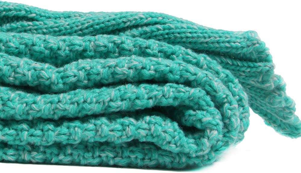 AmyHomie Mermaid Tail Blanket, Soft Crochet Sleeping Blanket for Kids Adults, Mermaid Gift for Girls