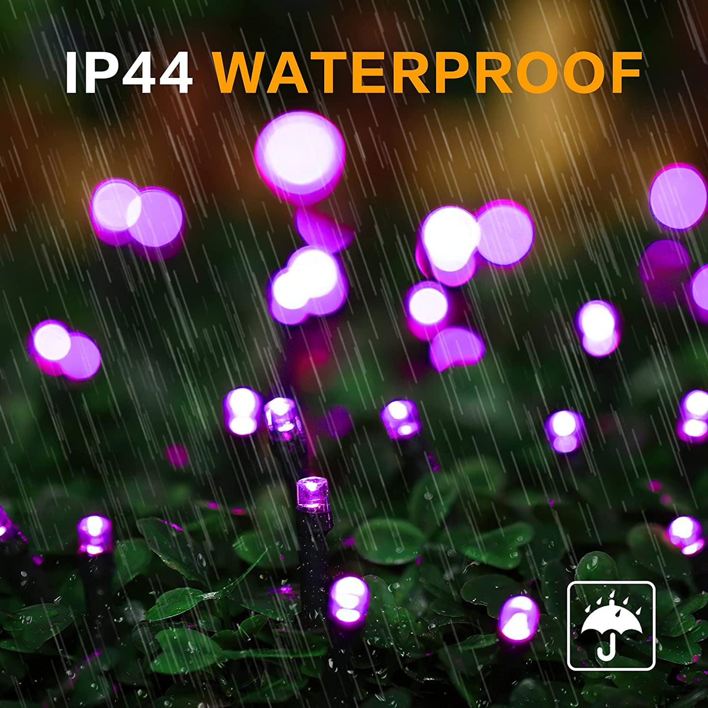 AmyHomie Blue Christmas Lights, 108Ft 300LED Halloween Lights Outdoor Waterproof, End-to-End Indoor Fairy Decorative Lights for Wedding, Party, Halloween Christmas Decor