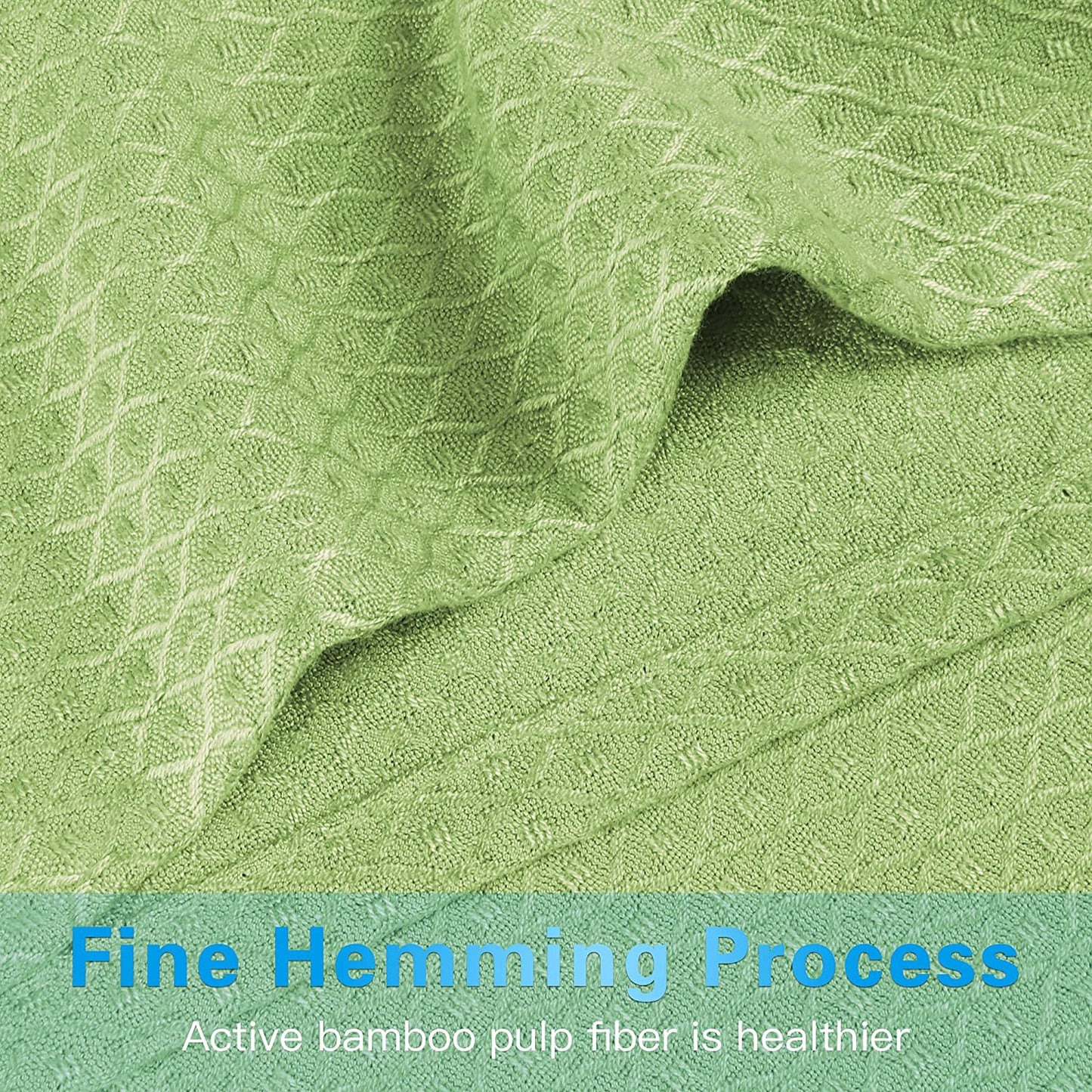 AmyHomie Cooling Blanket, 100% Bamboo Blankets for Hot Sleepers Night Sweats, Lightweight Breathable Summer Cool Blankets for Bed Couch All Season Use, with Laundry Bag Gift