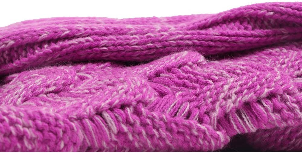 AmyHomie Mermaid Tail Blanket, Soft Crochet Sleeping Blanket for Kids Adults, Mermaid Gift for Girls
