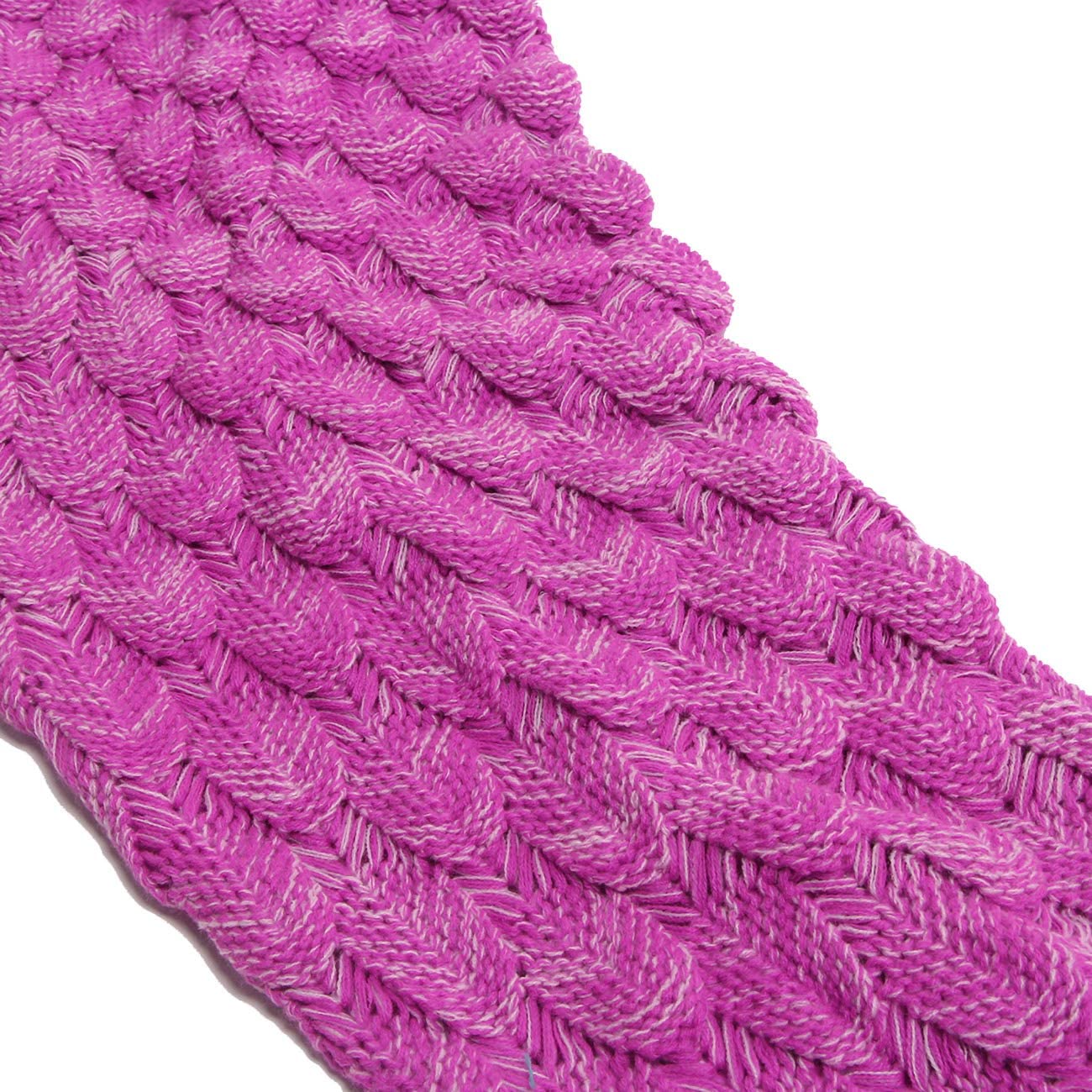 AmyHomie Mermaid Tail Blanket, Soft Crochet Sleeping Blanket for Kids Adults, Mermaid Gift for Girls